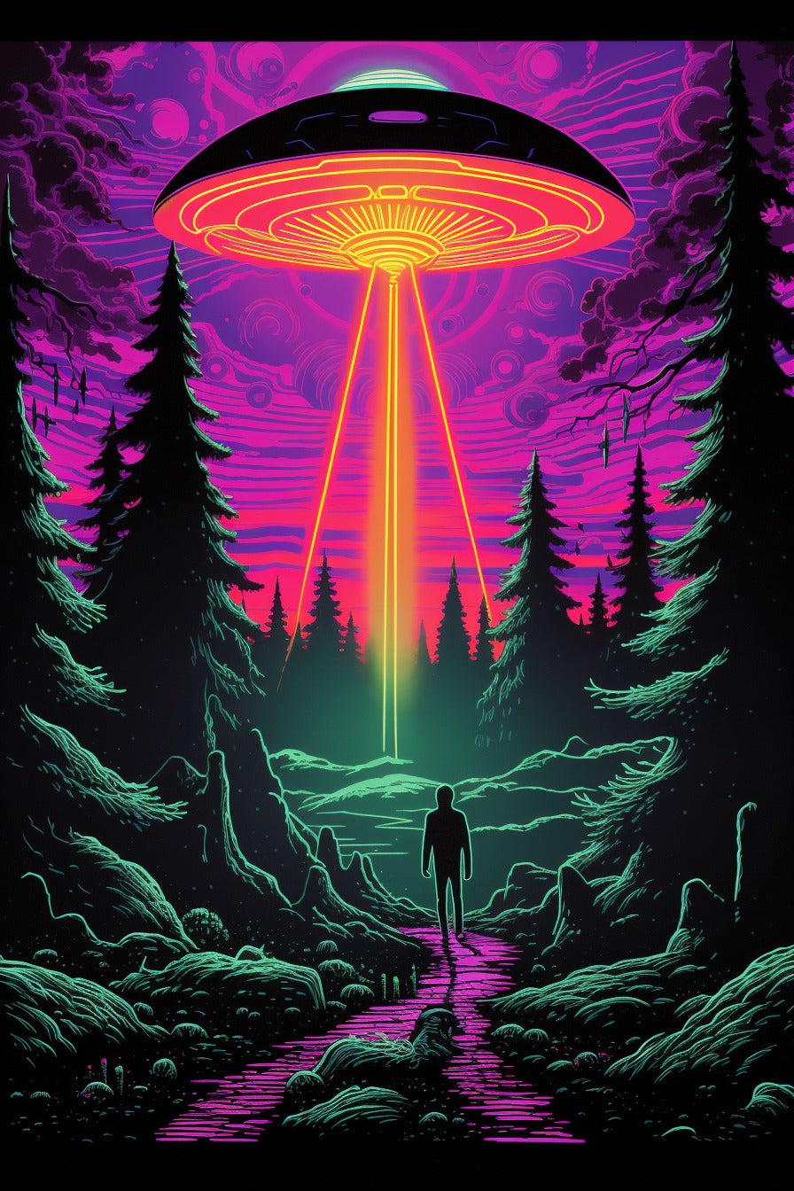 Buitenaardse invasie - Verf met diamanten