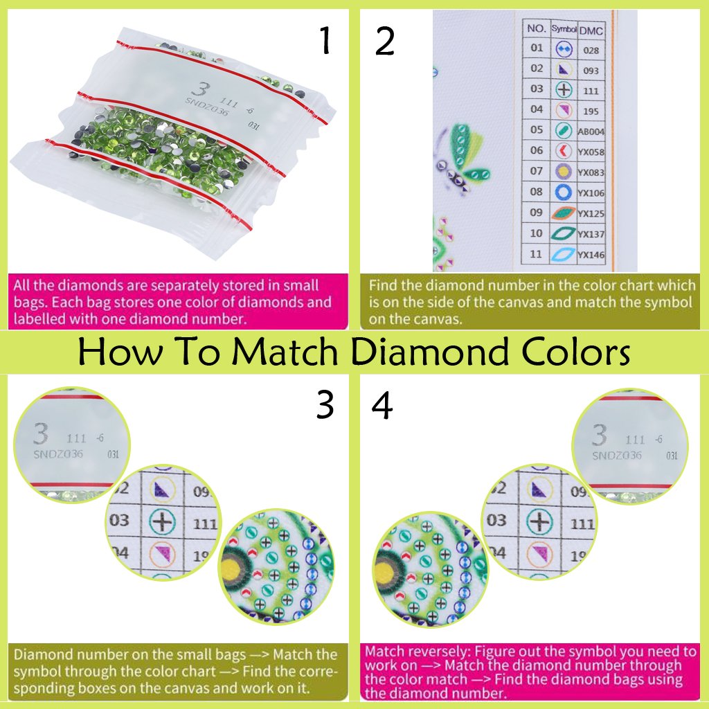 Kleurrijke Cactus speciaal diamond painting set