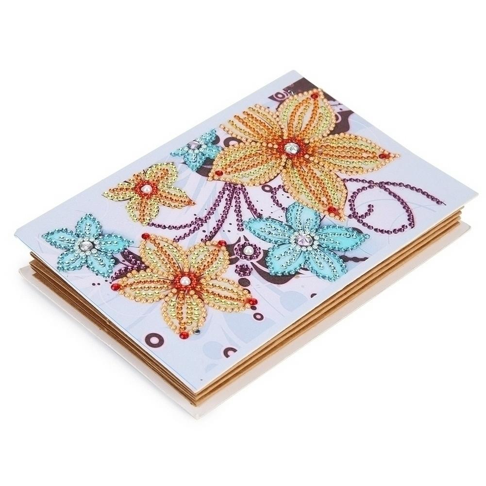 Albumomslag met gele en blauwe bloemen Painting