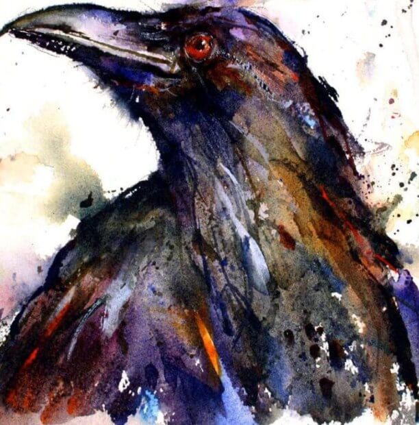 Crow Diamond Painting