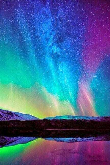 Beauty of Aurora Paint by Diamonds