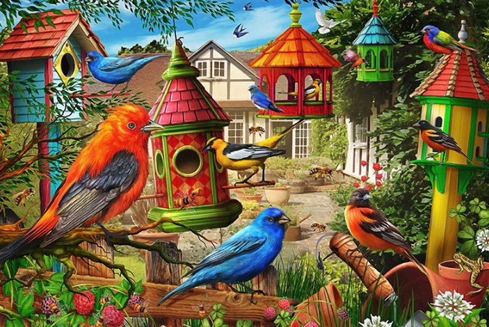 Birds Colony Diamond Painting Kit