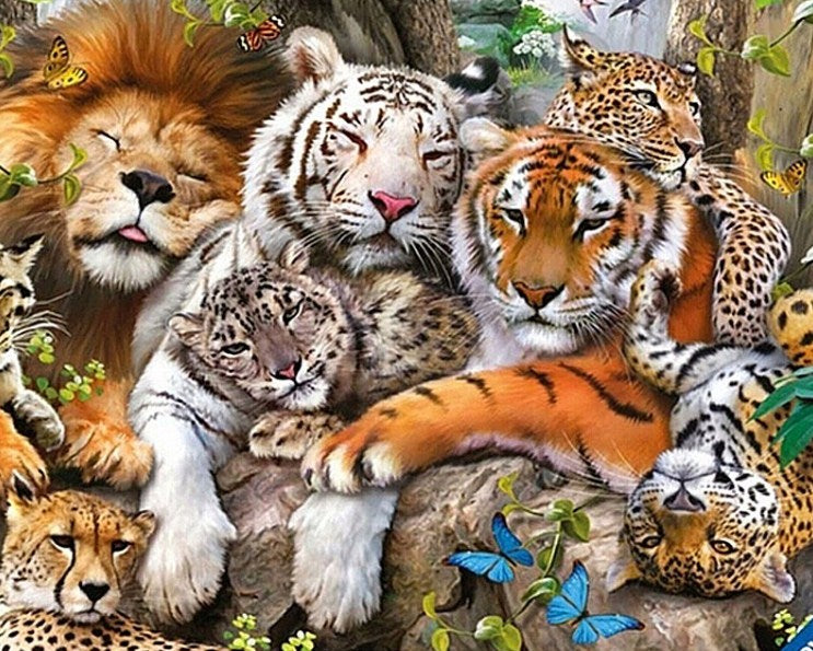Big Cats Paint by Diamonds