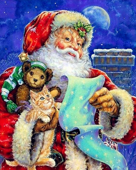 Christmas Day Paint by Diamonds