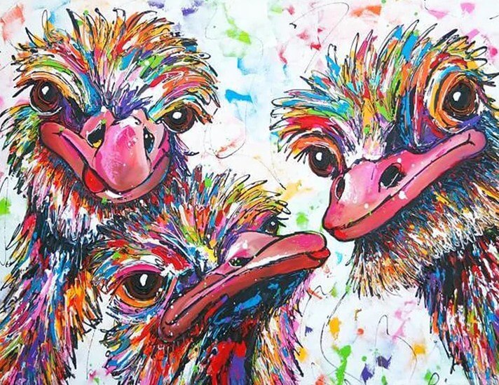 Ostrich Diamond Painting