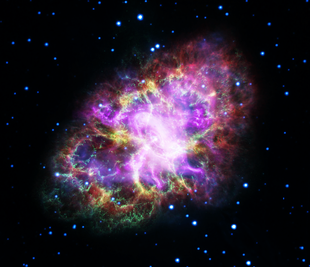 Colorful Crab Nebula Diamond Painting Kit