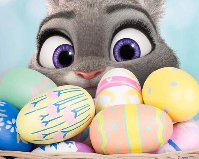 Easter Bunny DIY Painting