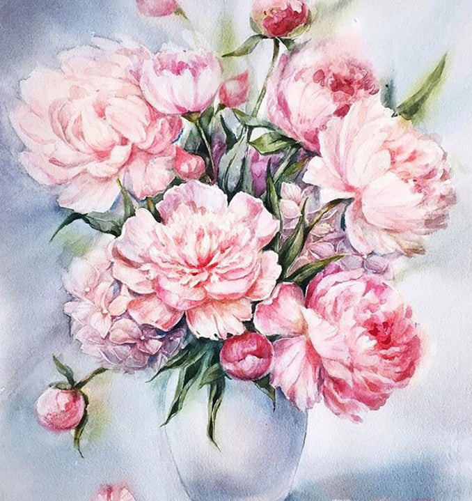European common peony Diamond Painting Kit