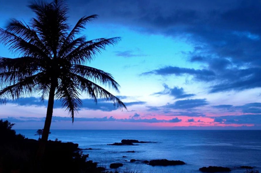 Evening View at Hawaii Diamond Painting Kit