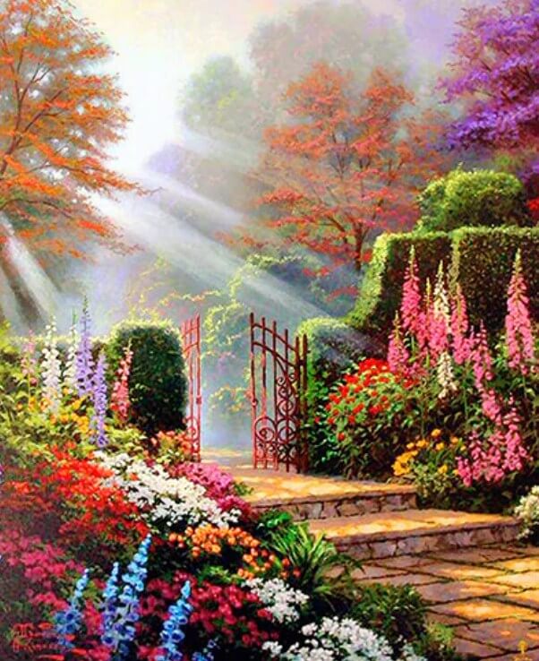 Floral Garden Painting Kit