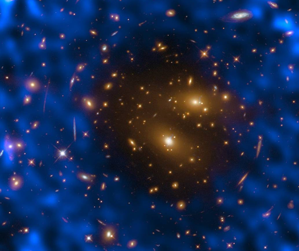 Galaxy Cluster and Cosmic Background Diamond Painting