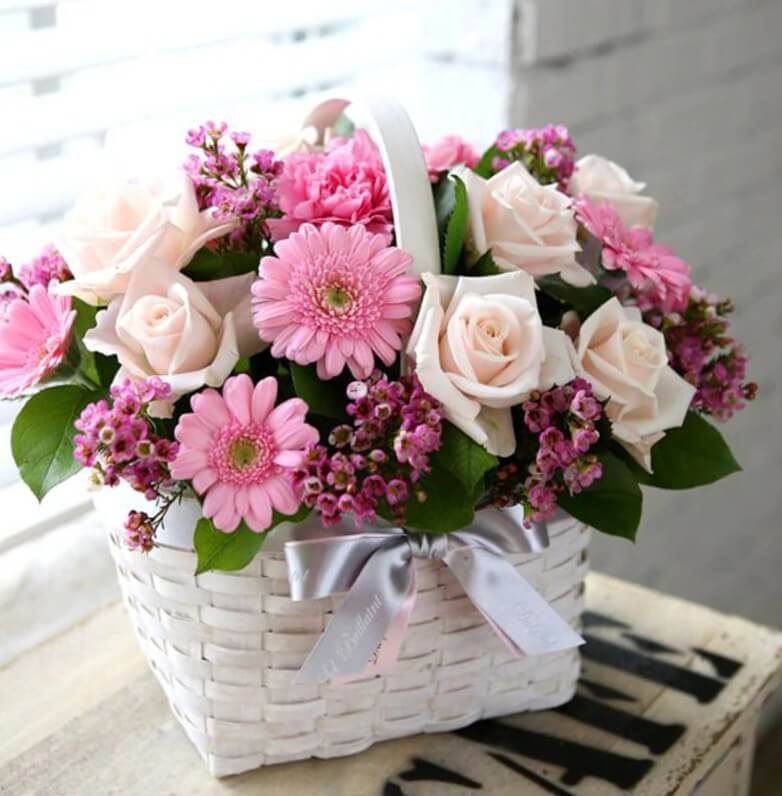 Flowers Vierkante diamanten Painting Kit