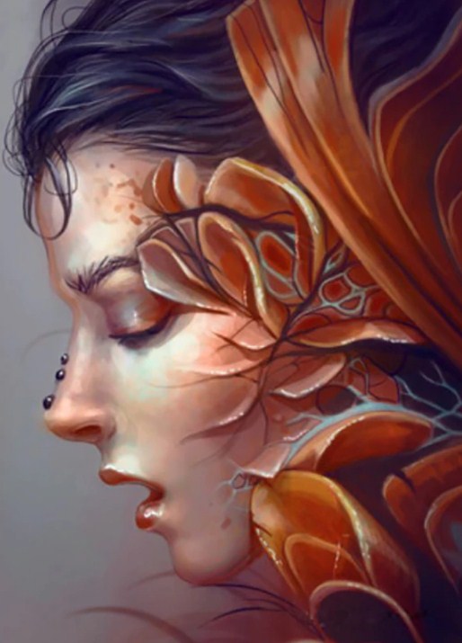 Girl Art Paint by Diamonds