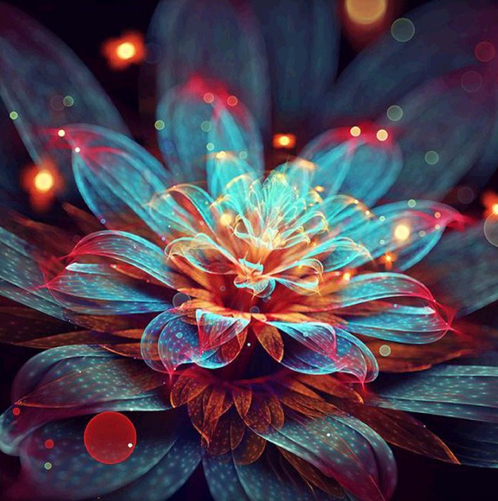 Glowing Flower Diamond Painting Kit