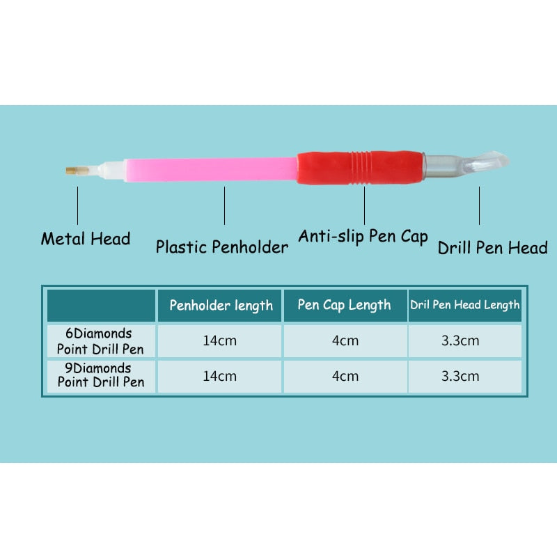 45 graden elleboog diamond painting Pen