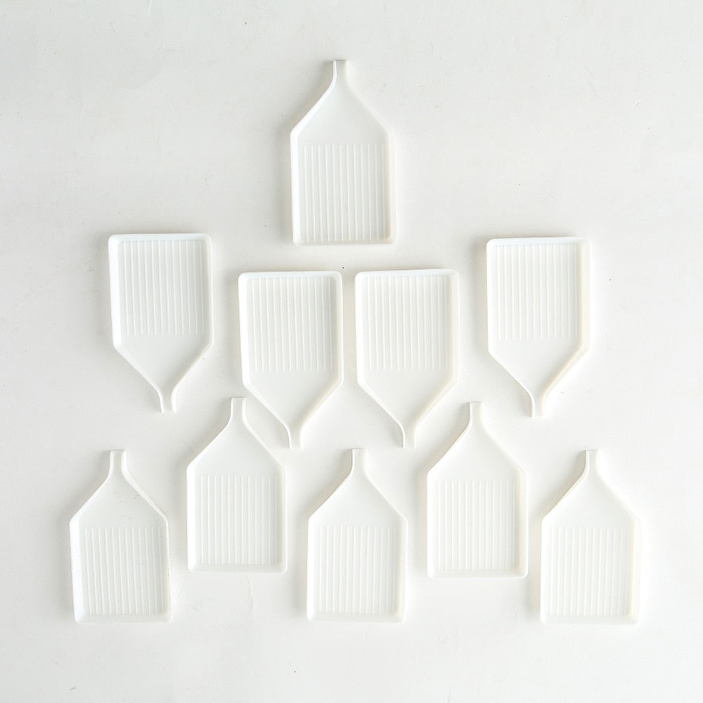Set van 10 diamond painting boortrays