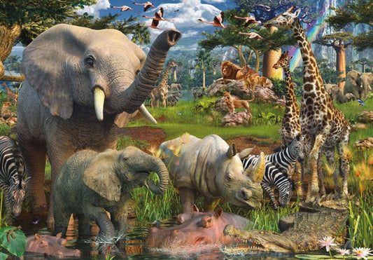 Jungle Animals Diamond Painting Kit