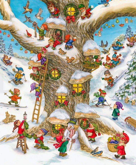 Little Dwarfs Ready for Christmas Diamond Painting