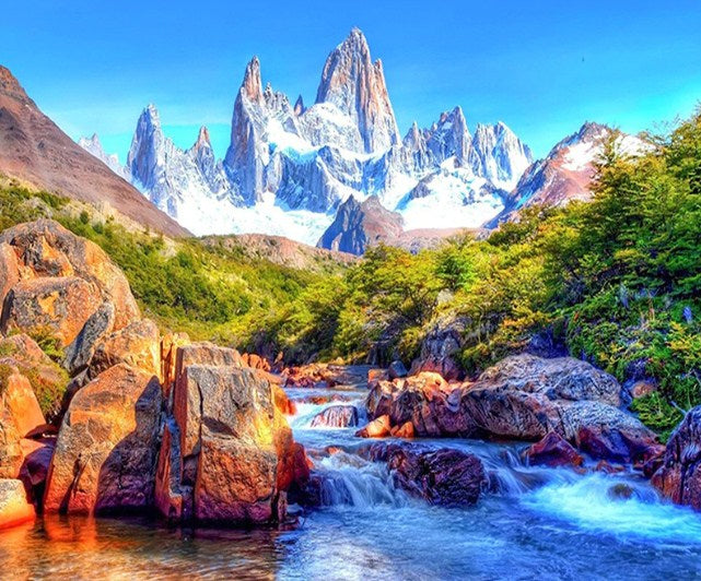 Monte Fitz Roy Paint by Diamonds