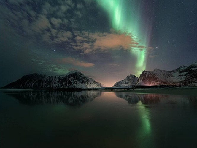 Mountains & Northern Lights Diamond Painting