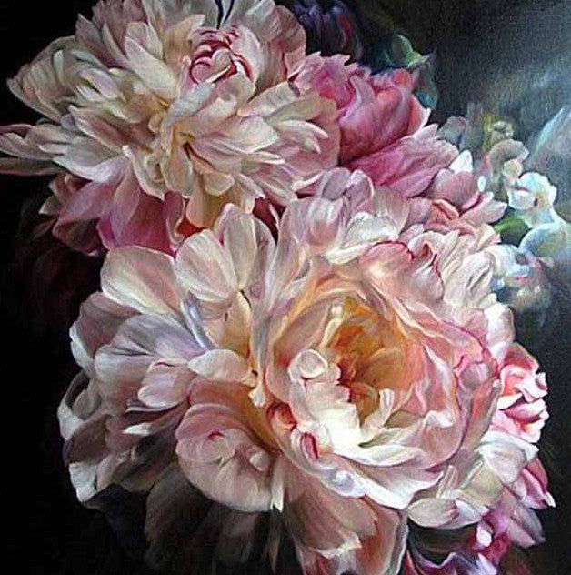 Peony Flower Close up Diamond Painting