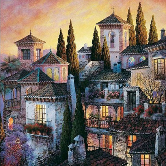 Spain Cozy All Year Paint by Diamonds