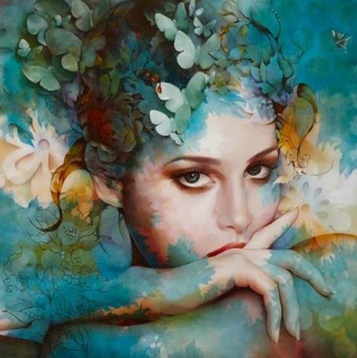 Stunning Lady Diamond Painting