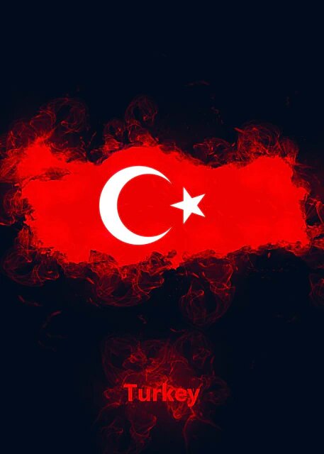 Kaart van Turkije - diamond painting