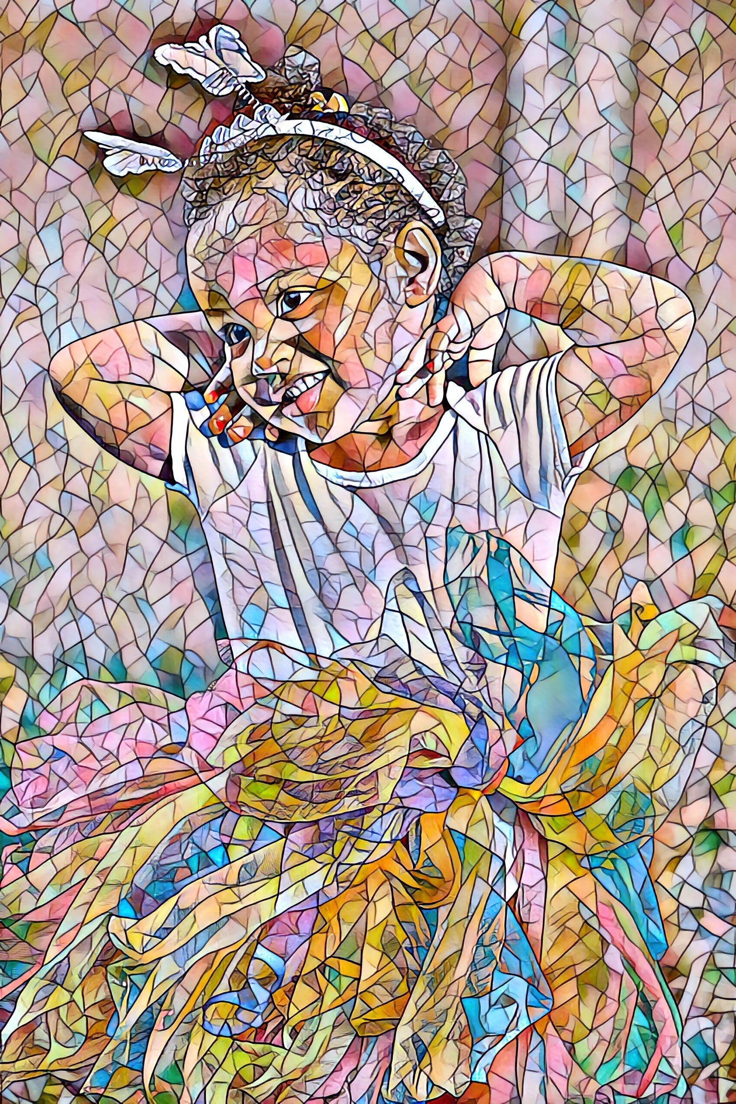 MOZAICEK - op maat diamond painting - Gepersonaliseerde fotoKunst