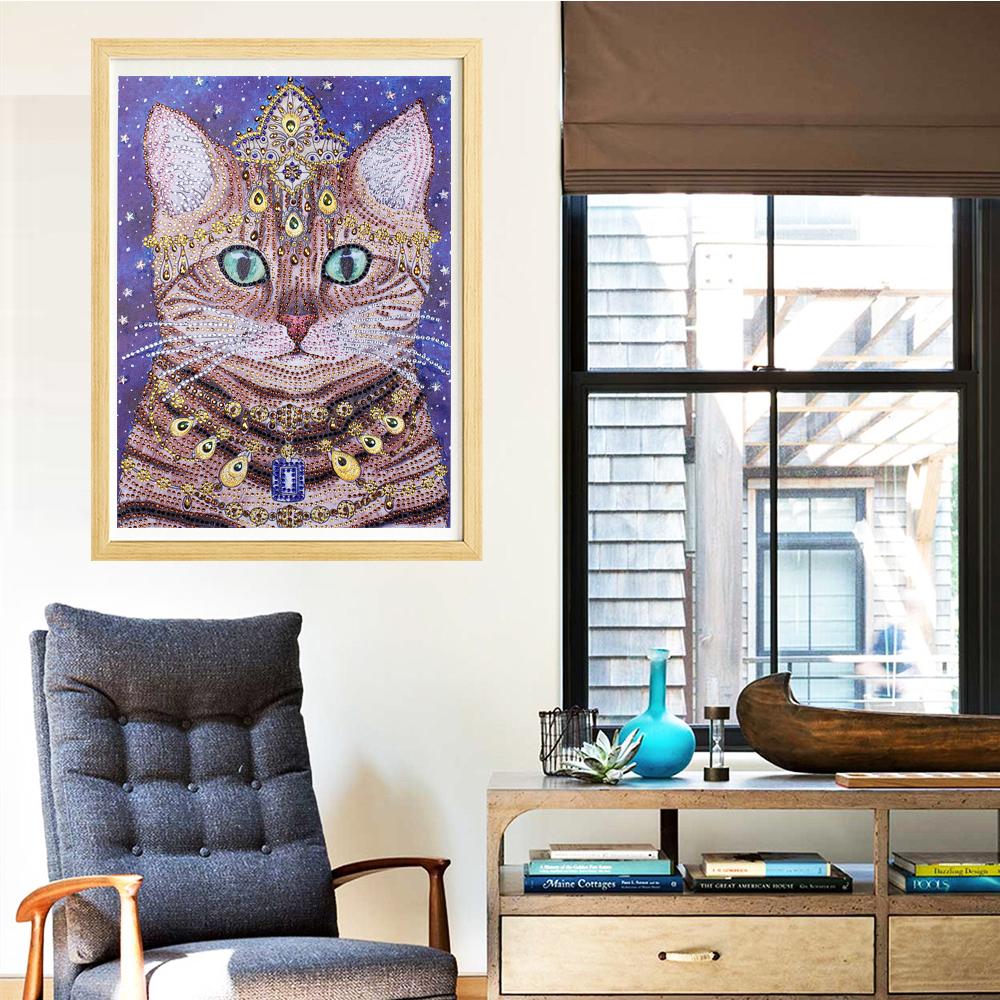 Jeweled Kat - speciaal diamond painting