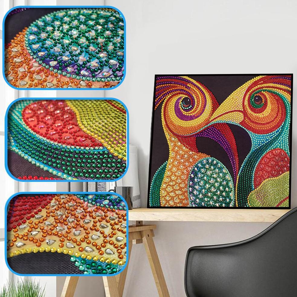 Kunstistieke Specht - speciaal diamond painting
