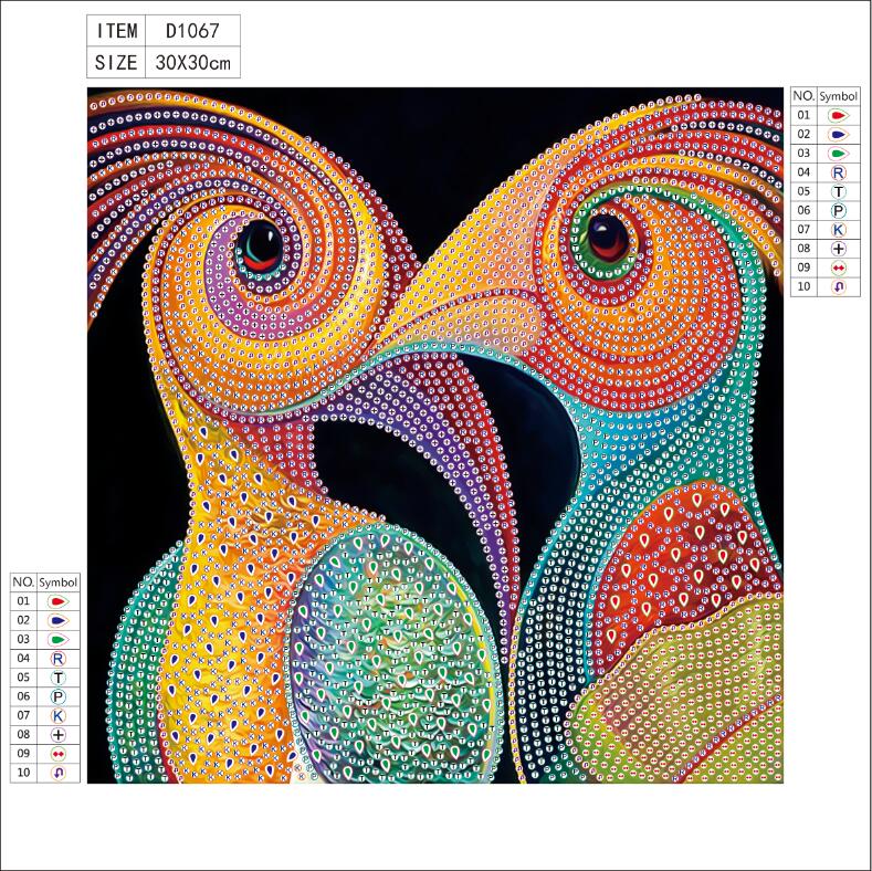 Kunstistieke Specht - speciaal diamond painting