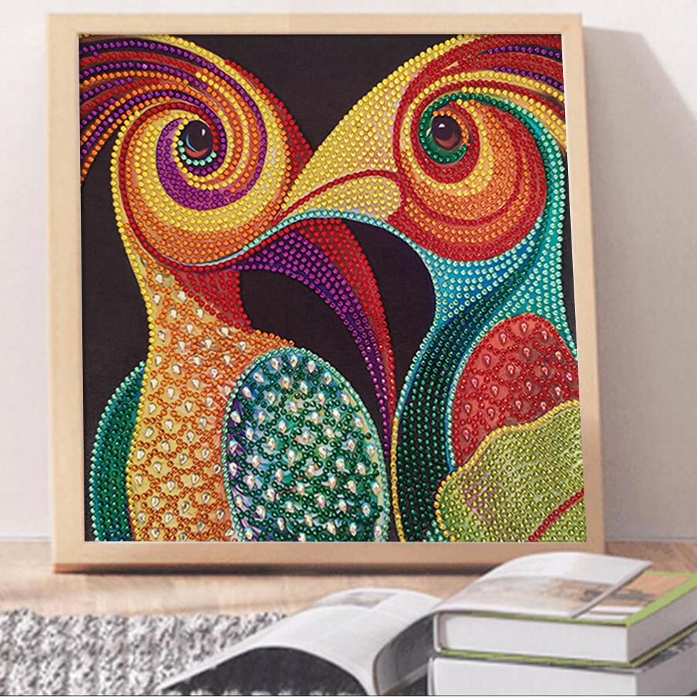 Kunstistieke Specht - speciaal diamond painting