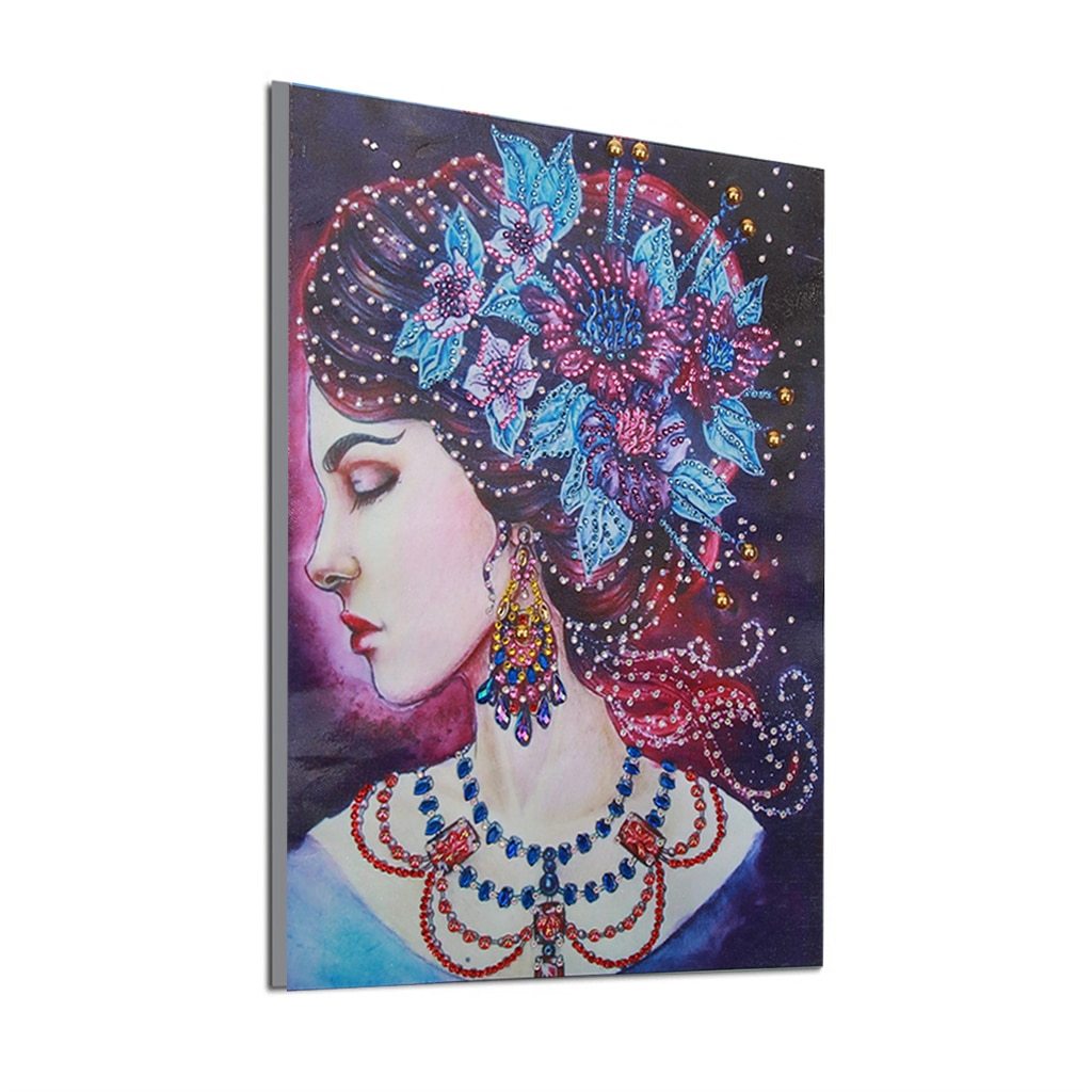 Koningin van bloemen - speciaal diamond painting
