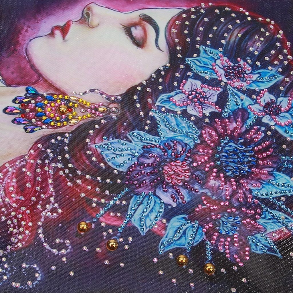 Koningin van bloemen - speciaal diamond painting