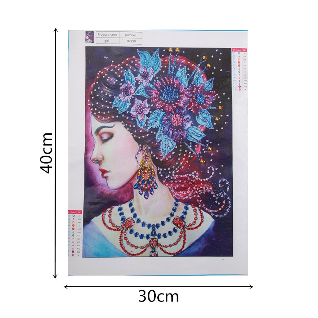 Koningin van bloemen - speciaal diamond painting