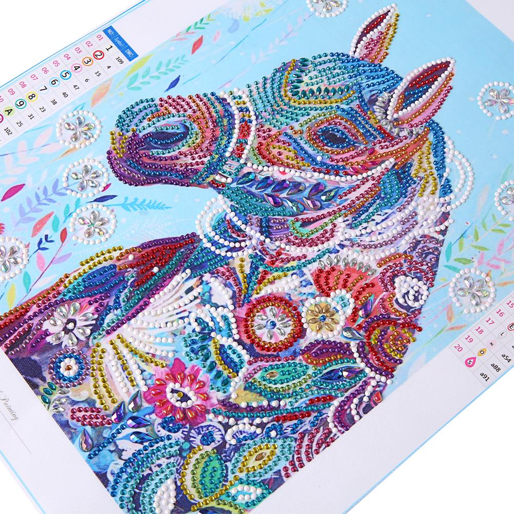 Kleurrijk Paard - speciaal diamond painting