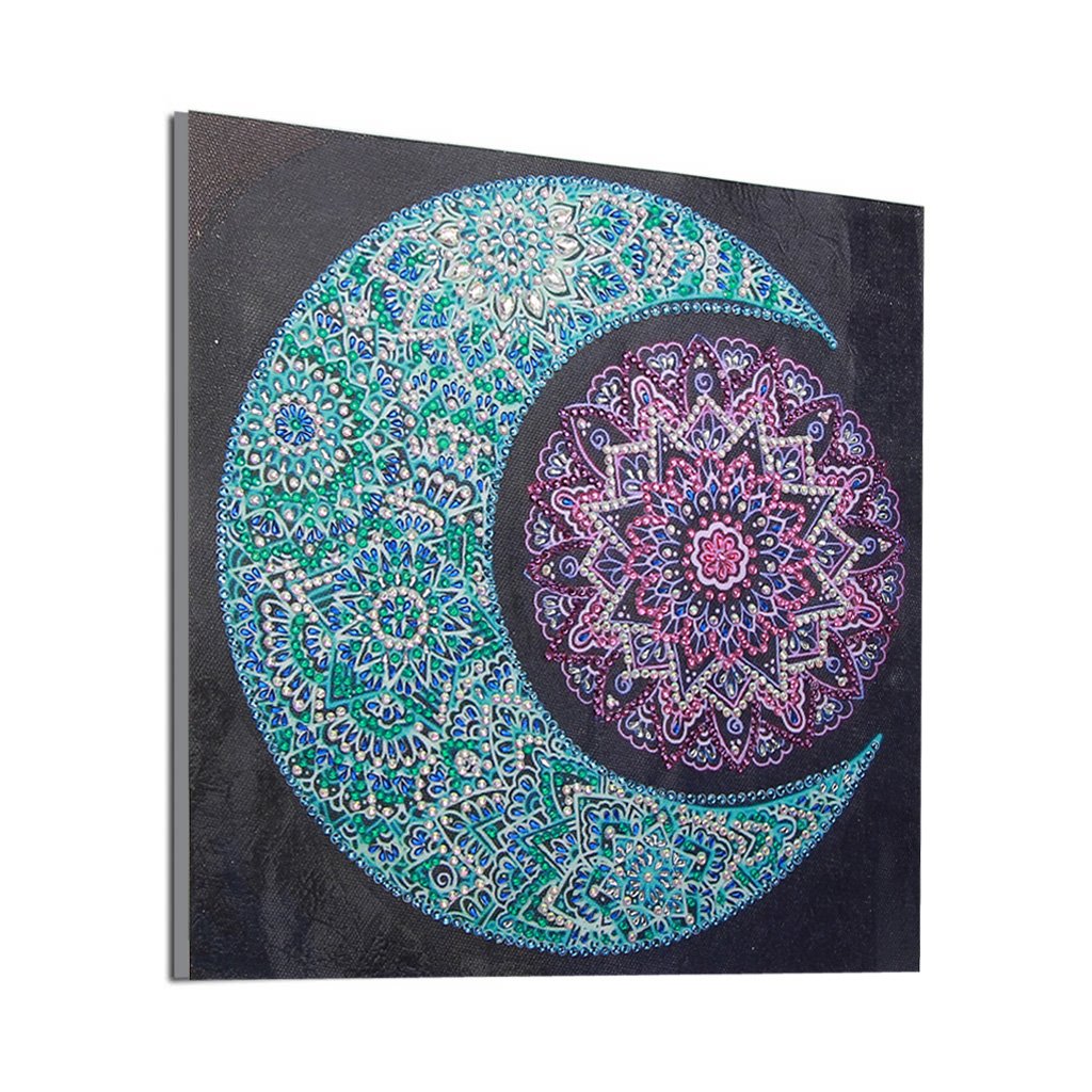 zon maan Mandala - speciaal diamond painting