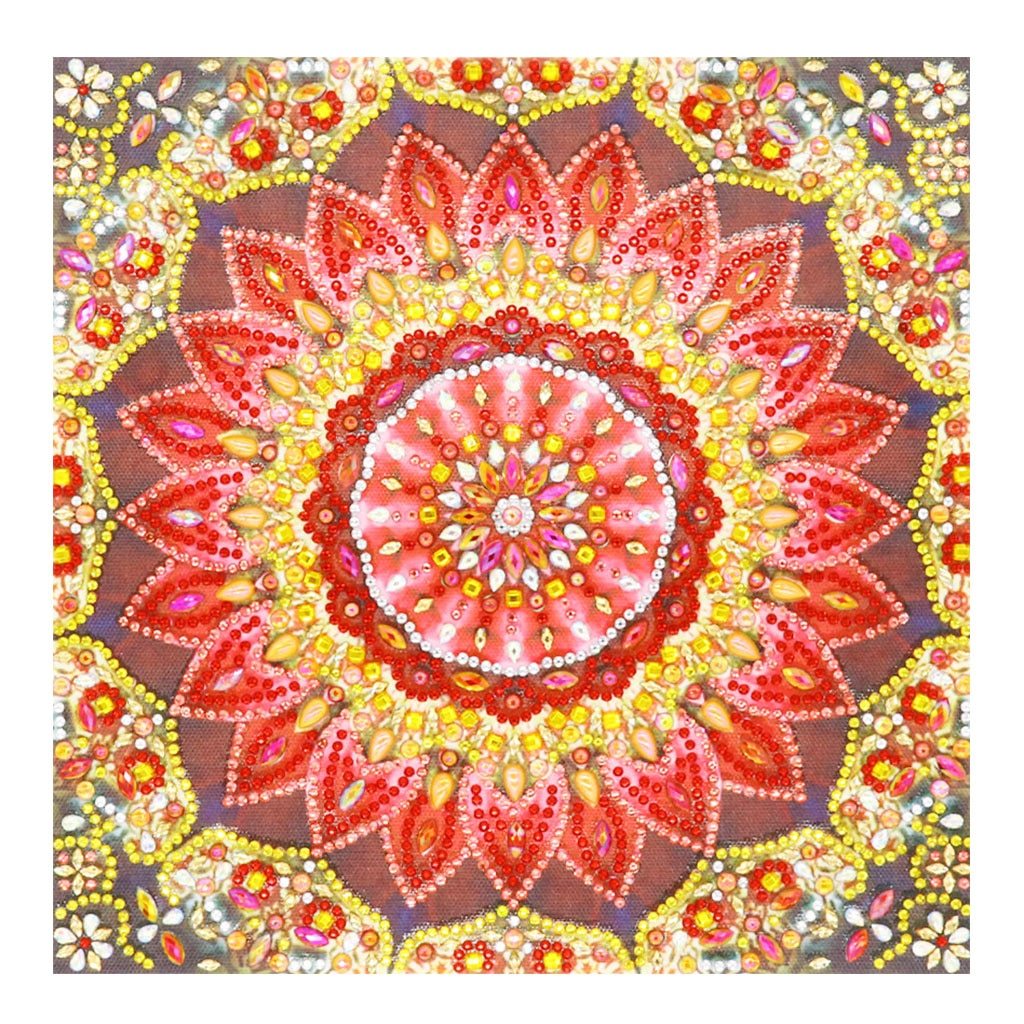 Bloemen Mandala - speciaal diamond painting