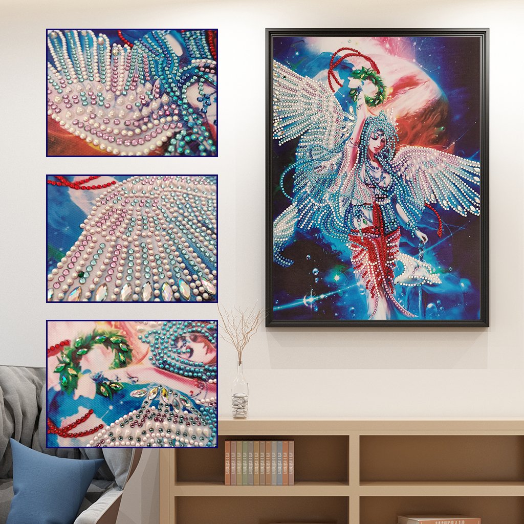 Lief engels meisje - speciaal diamond painting