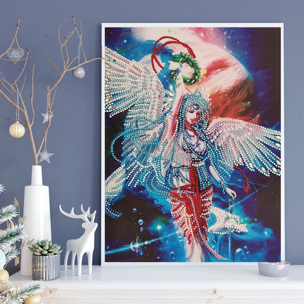 Lief engels meisje - speciaal diamond painting