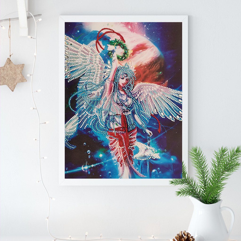Lief engels meisje - speciaal diamond painting