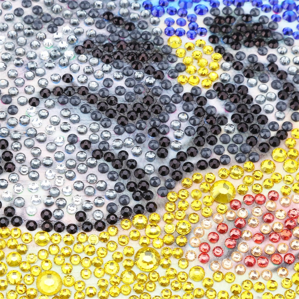 Kat op het strand - speciaal diamond painting