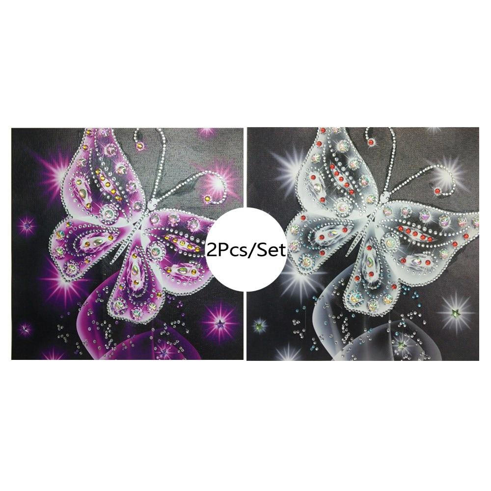 kristallen vlinder - speciaal diamond painting