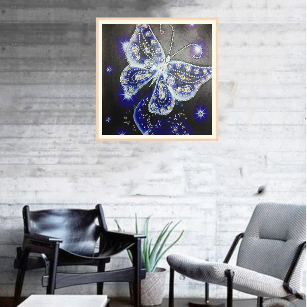 kristallen vlinder - speciaal diamond painting