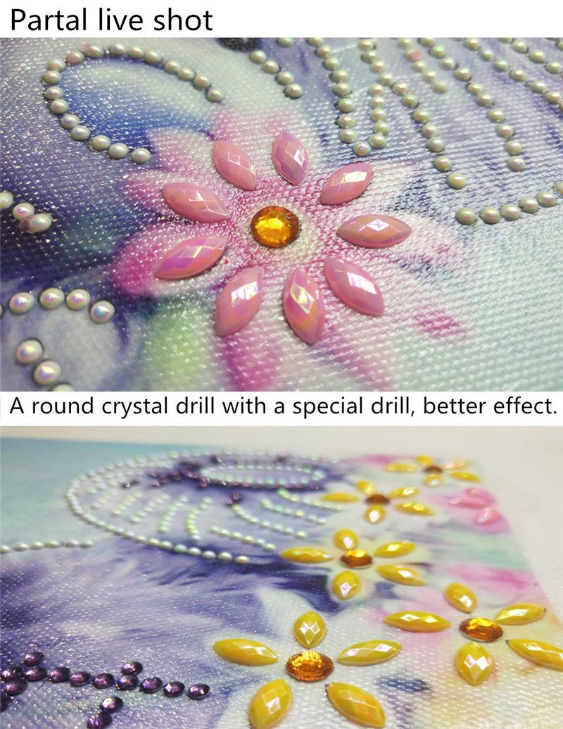 Een alleen teddybeer - speciaal diamond painting