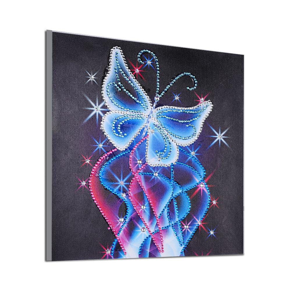 Neon vlinderkristal - speciaal diamond painting