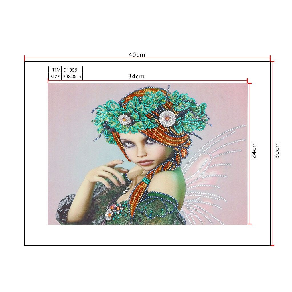 Prinses van Groente - speciaal diamond painting