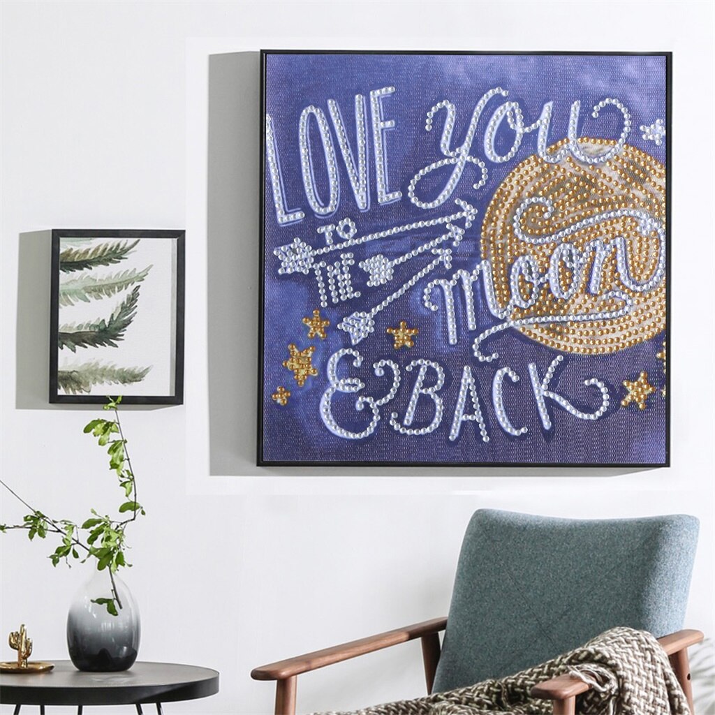 Brieven aan de maan - speciaal diamond painting