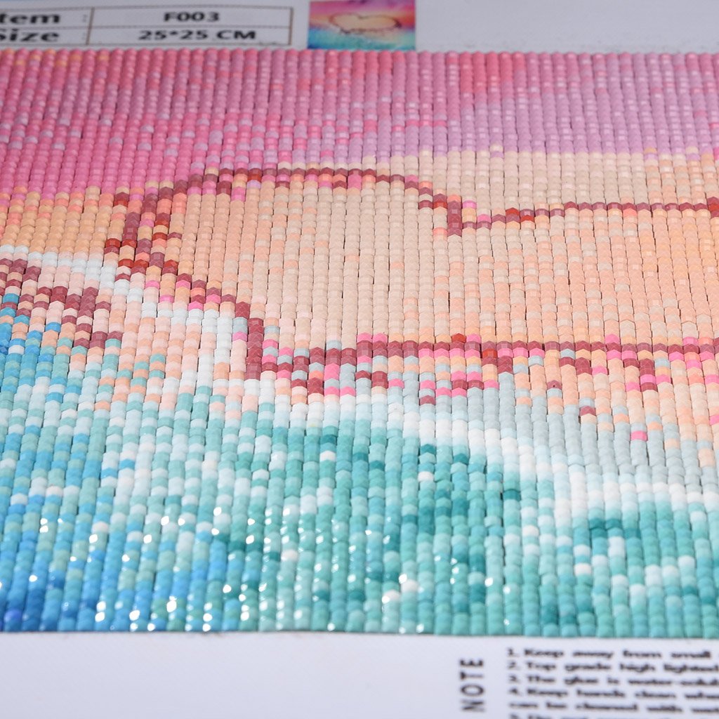 LiefdeshKunst op het strand - speciaal diamond painting